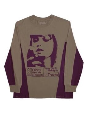 Taylor Swift Midnights Album Cover Long Sleeve